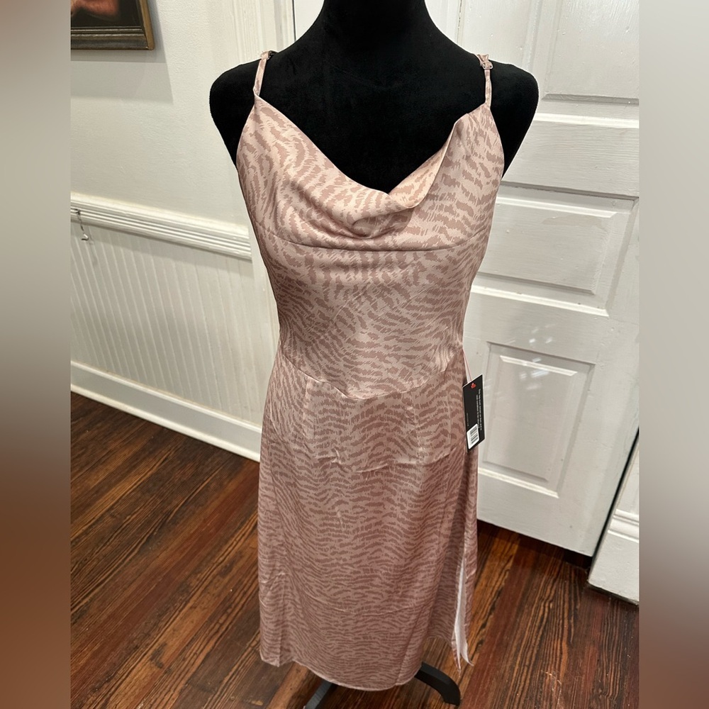 Pinch Animal Print Silk Maxi Dress Size S NWT
